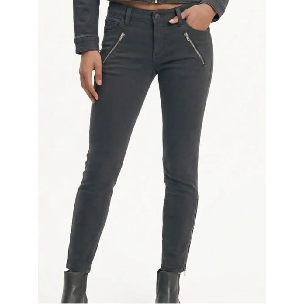ANTHROPOLOGIE | Pilcro Serif Zip Skinny Pants 27